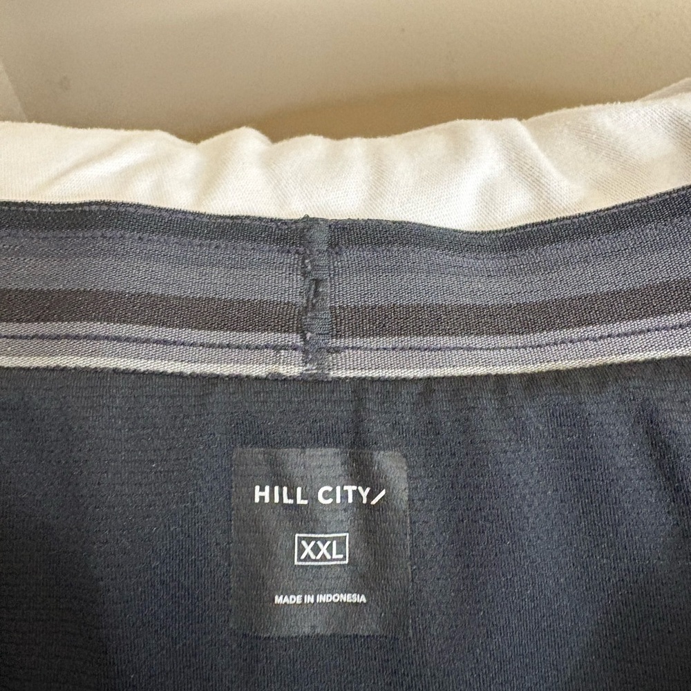 Hill City Shorts Mens XXL 2XL Black Performance Athletic Lightweight lined - Picture 3 of 4